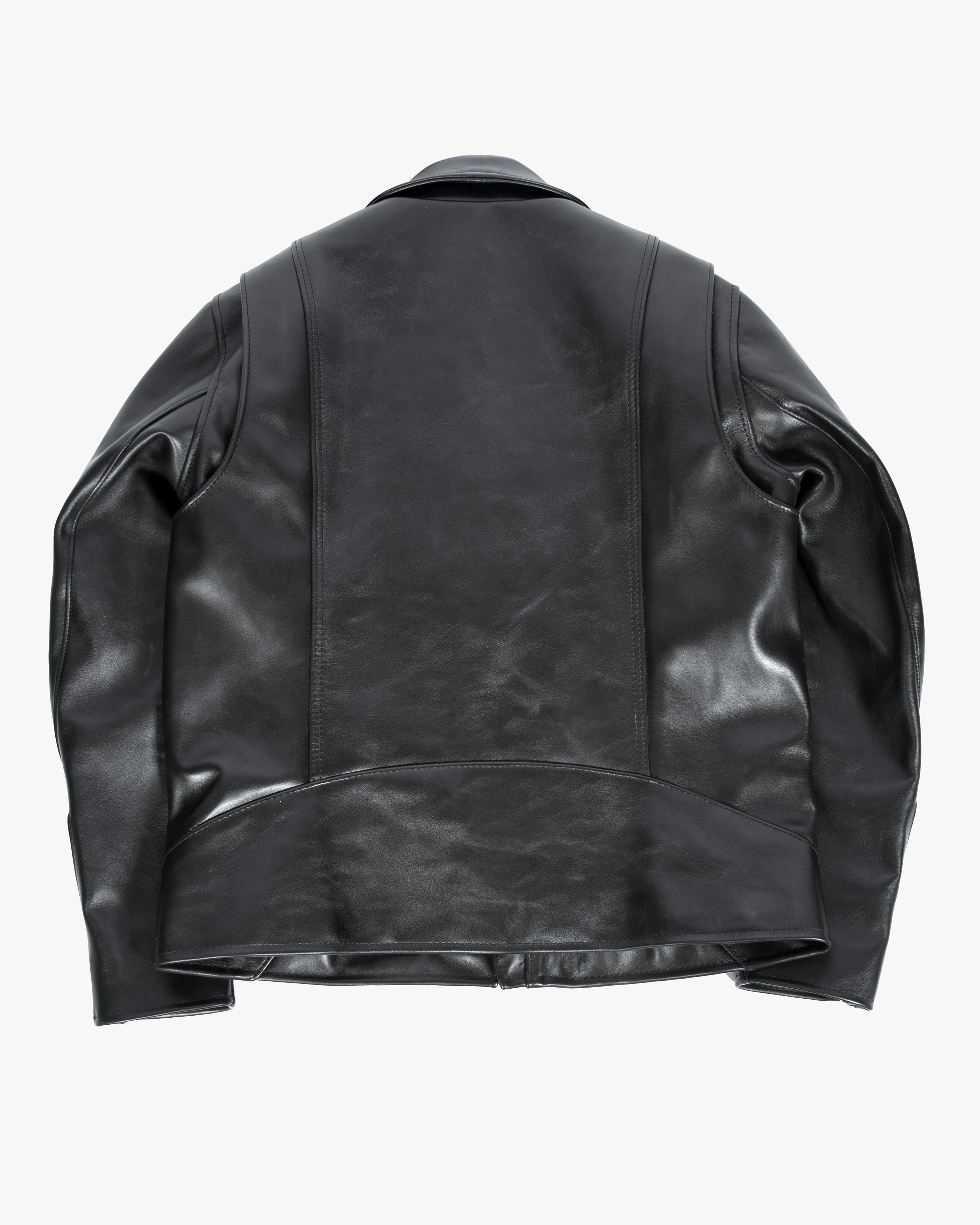 Pre-Order 1/2 Deposit - 6226 Leather Riders Jacket in Black Calf